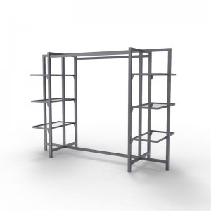 Chinese wholesale Cloth Rack For Shop -
 This Is A Three-Layer Multi-Functional Clothing Display Stand – Jiquan