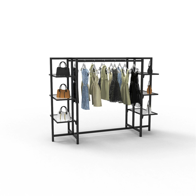 Chinese wholesale Cloth Rack For Shop -
 This Is A Three-Layer Multi-Functional Clothing Display Stand – Jiquan