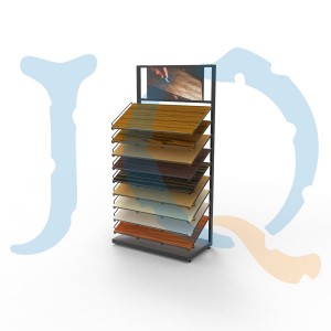 Decorative materials display rack