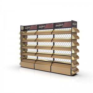 Bottom price Shoe Store Display -
 Shelf In A Wooden Retail Store – Jiquan