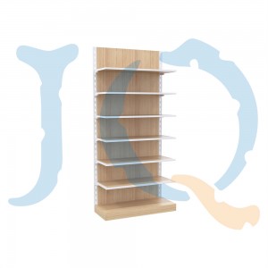 High-Quality Wooden Gondola Shelving