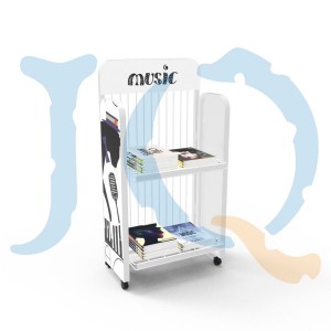 Mobile retail multi-functional display rack