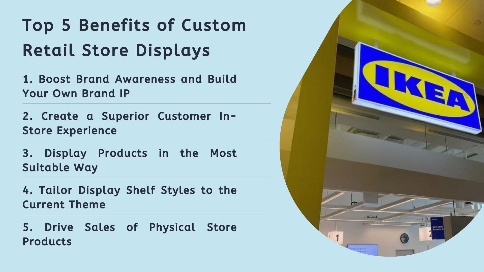 Top 5 Benefits of Custom Retail Store Displays