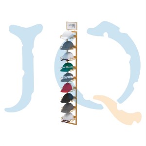 Hat display racks for clothing stores