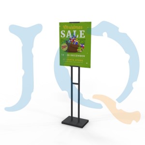 Multifunctional retail sign holder stand