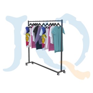 Durable Black Z Clothing Rack