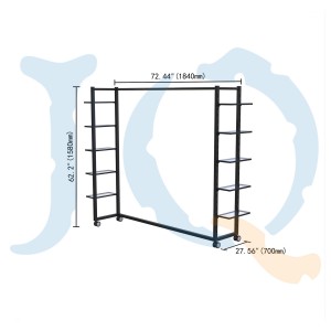 Cost-Effective clothing store Z Rack